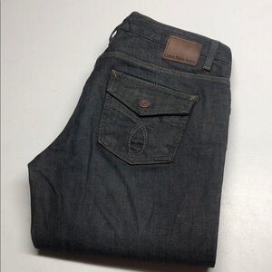 PREMIUM CALVIN KLEIN LEAN BOOT JEANS 2/26x34 ⭐️